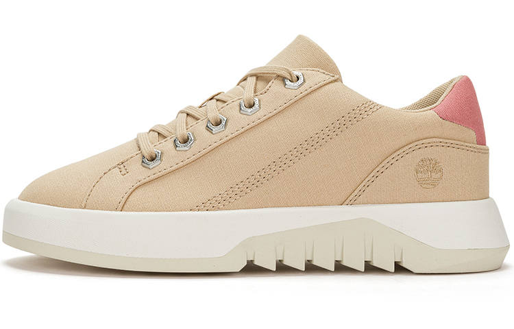Timberland Slip Resistant Abrasion Resistant Low top Canvas Shoes Women's Brown