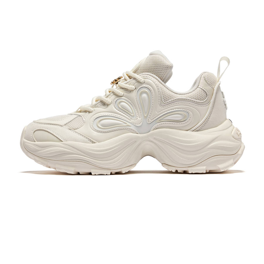 Palladium PALLABLOOM CK Slip Resistant Abrasion Resistant Low top Chunky Sneakers Unisex White