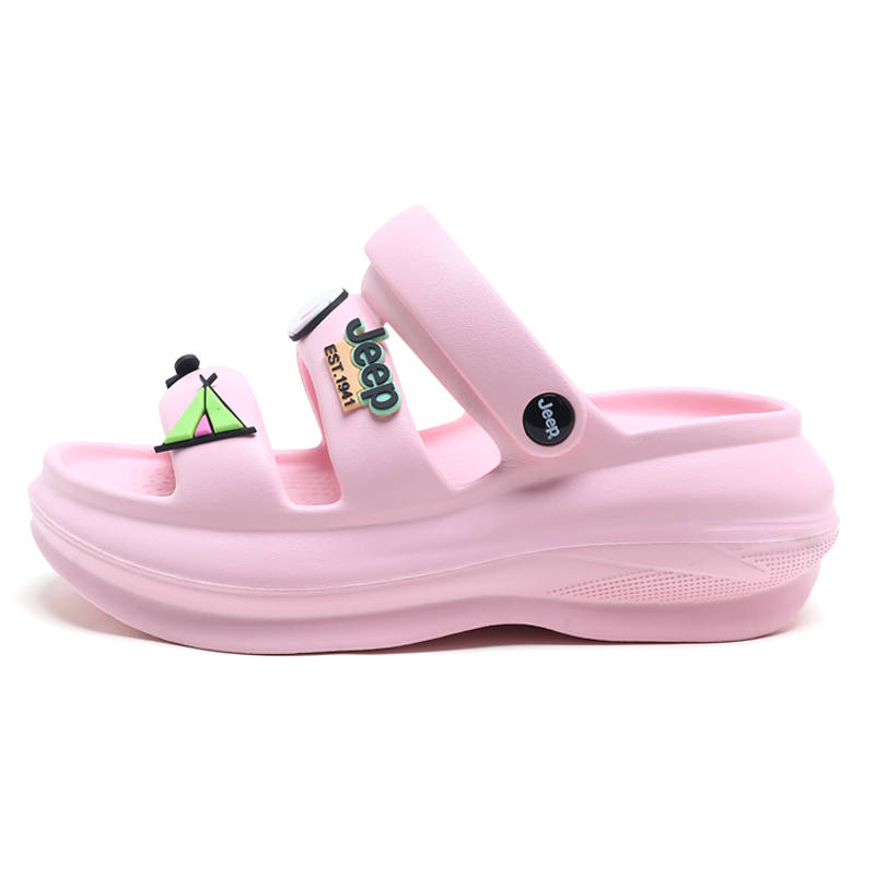 Jeep EVA Fashion Trend Beach Sandals Women's Pink