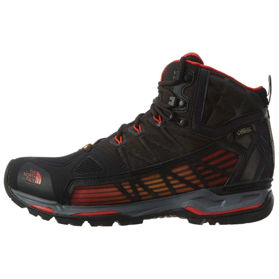 THE NORTH FACE ULTRA Abrasion Resistant Mid top Hiking Shoes Men's Black