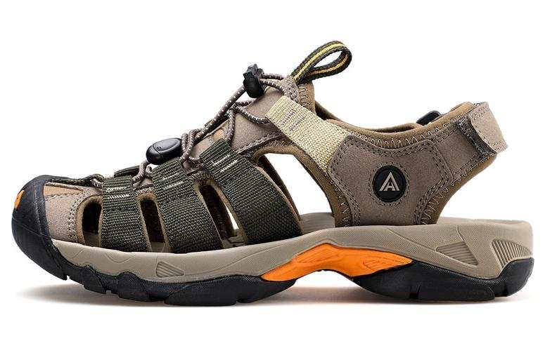 HUMTTO Beach River Trekking Shoes Sports Sandals Olive Green