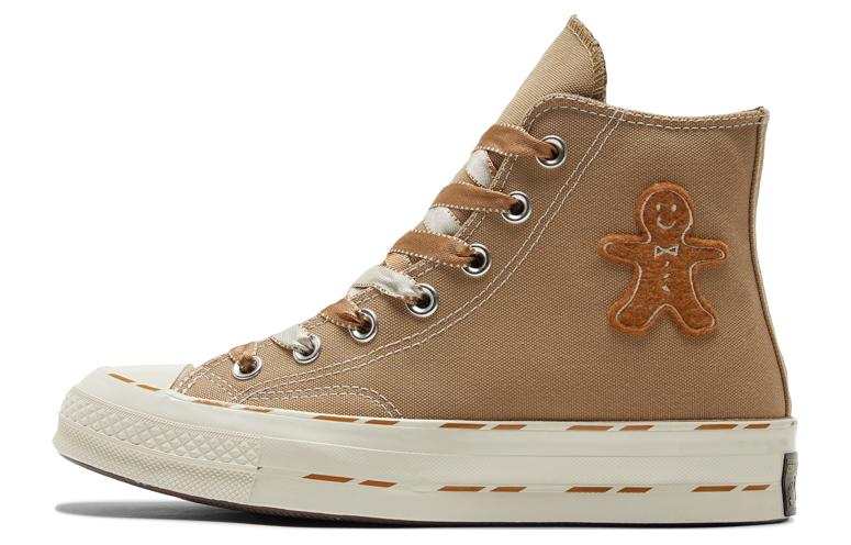 Converse 1970s Chuck Taylor All Star Gingerbread Man Abrasion Resistant Lightweight Canvas Shoes Unisex Brown