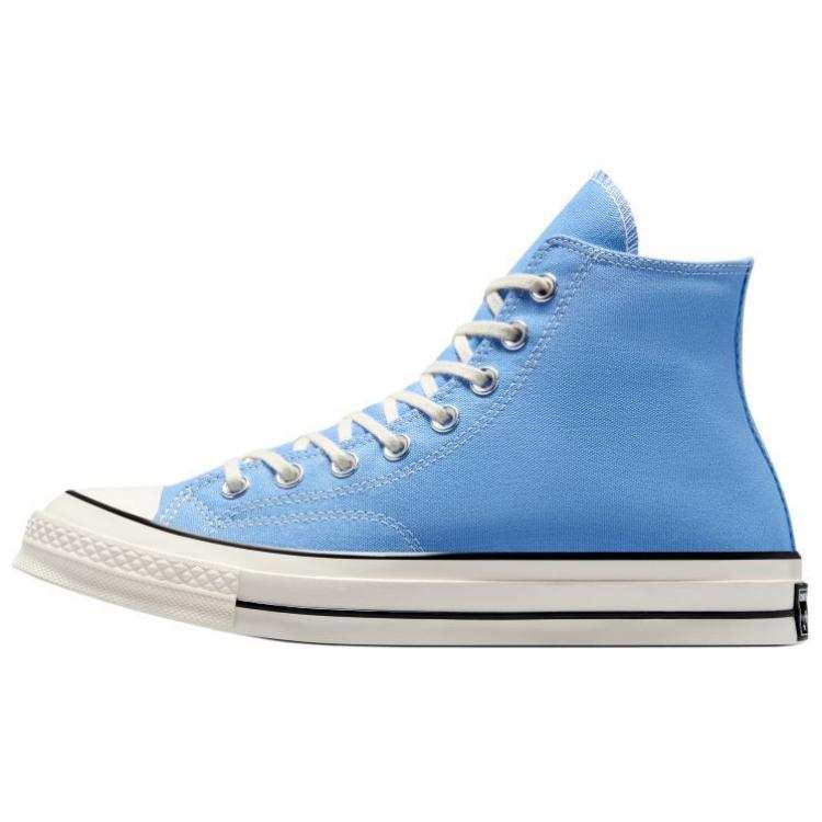 Converse Chuck 70 Comfortable And Lightweight Abrasion Resistant High top Canvas Shoes Unisex Blue