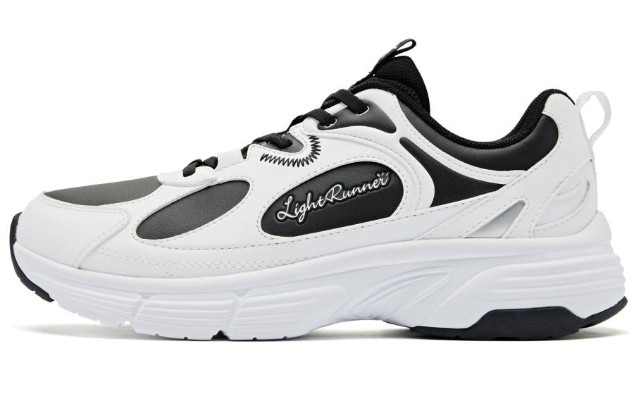 QIAODAN Cushioning Lightweight Low top Training Shoes Women's White Black