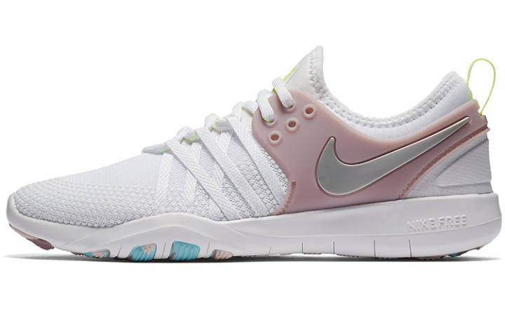 Nike Nike Free Tr 7 White Metallic Silver Elemental Rose Women's