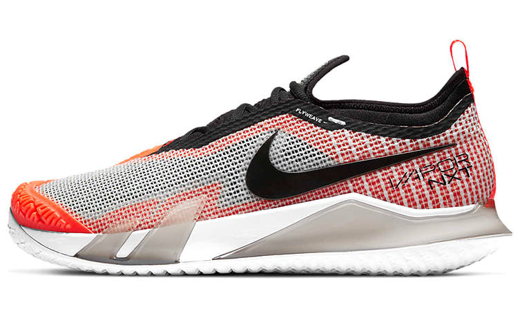 Nike Nike React Vapor Court NXT Comfortable Cushioning Low top Tennis Shoes Men's Red Black White