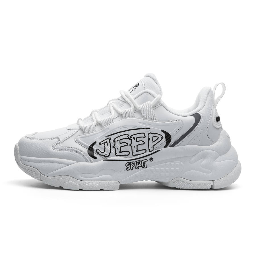 JEEP SPIRIT Outdoor Commute Cushioning Abrasion Resistant Waterproof And Breathable Height Increasing