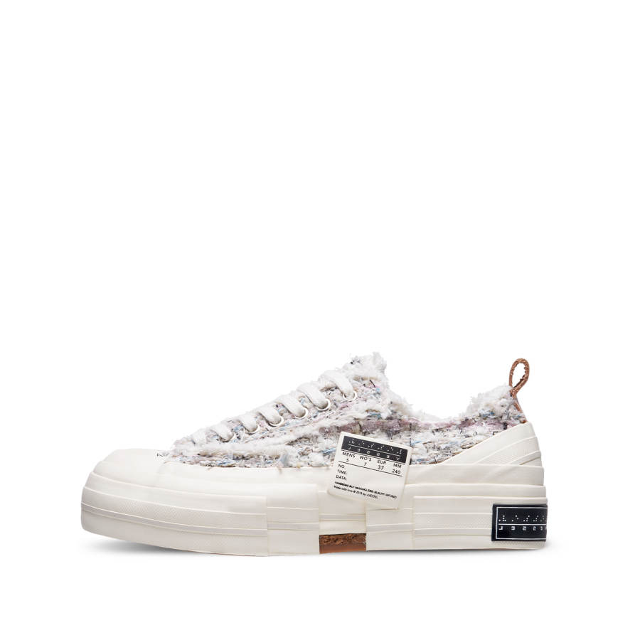 XVESSEL VESSEL Low top Canvas Shoes Unisex White Purple