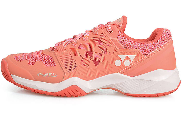YONEX Power Cushion Comfortable Low top Badminton Shoes Women's Coral Powder
