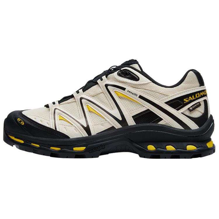 SALOMON XT Quest Breathable Low top Hiking Shoes Unisex Bee Beige Gray Black Sulfur