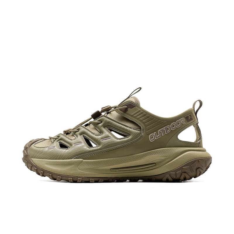 XTEP Slip Resistant Quick Dry Breathable River Trekking Shoes Men's Green