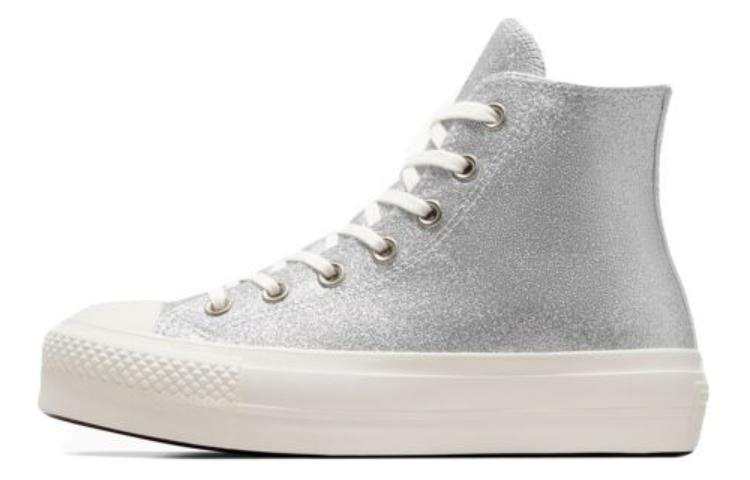 Converse Chuck Taylor All Star Lift Hi 'Silver' Women's