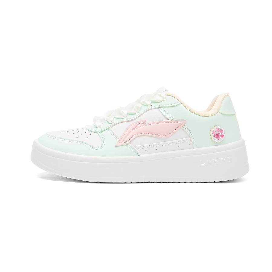 Li-Ning Li Ning Floating Boat Slip Resistant And Breathable Height Increasing Low top Skateboard Shoes Women's