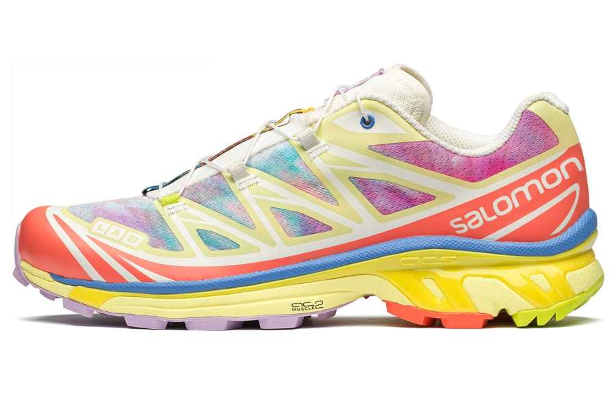 SALOMON XT 6 Mountain 4 Sisters Low top Outdoor Shoes Unisex Iris Flower Yellow