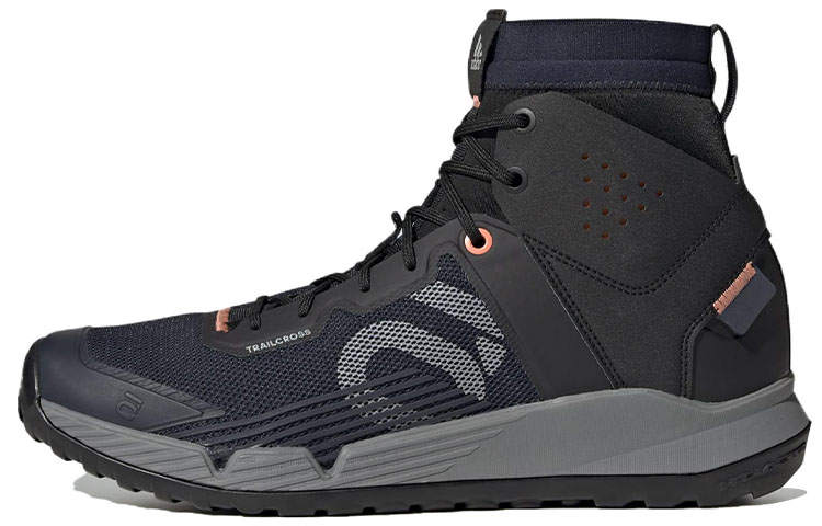 Adidas Adidas Five Ten Slip Resistant, Abrasion Resistant, Lightweight High top Cycling Shoes Black Gray