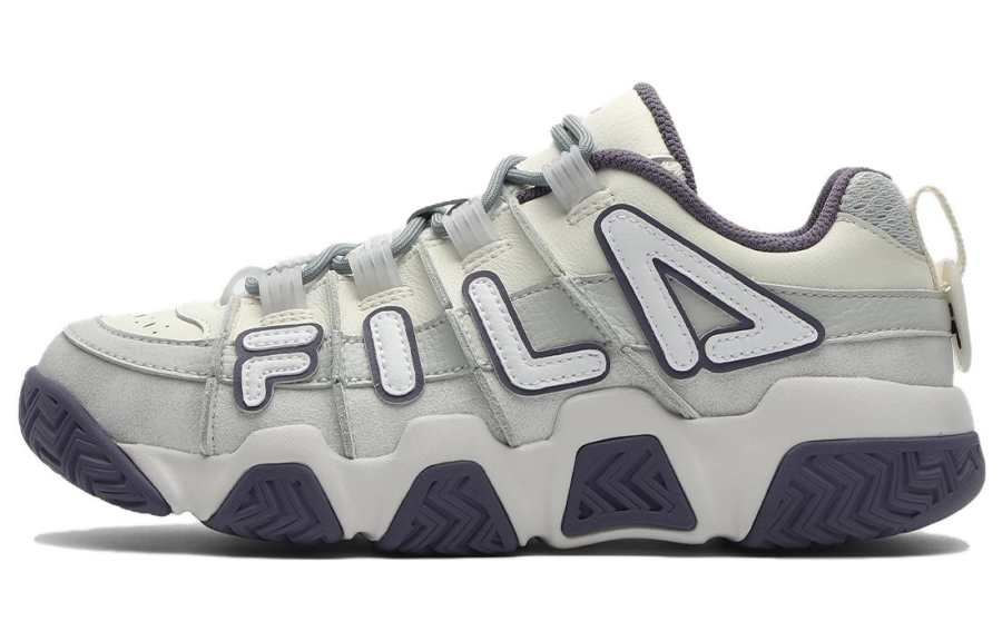 FILA FUSION BUSTER Puffy Shoes Abrasion Resistant Low top Basketball Shoes Women's Gray
