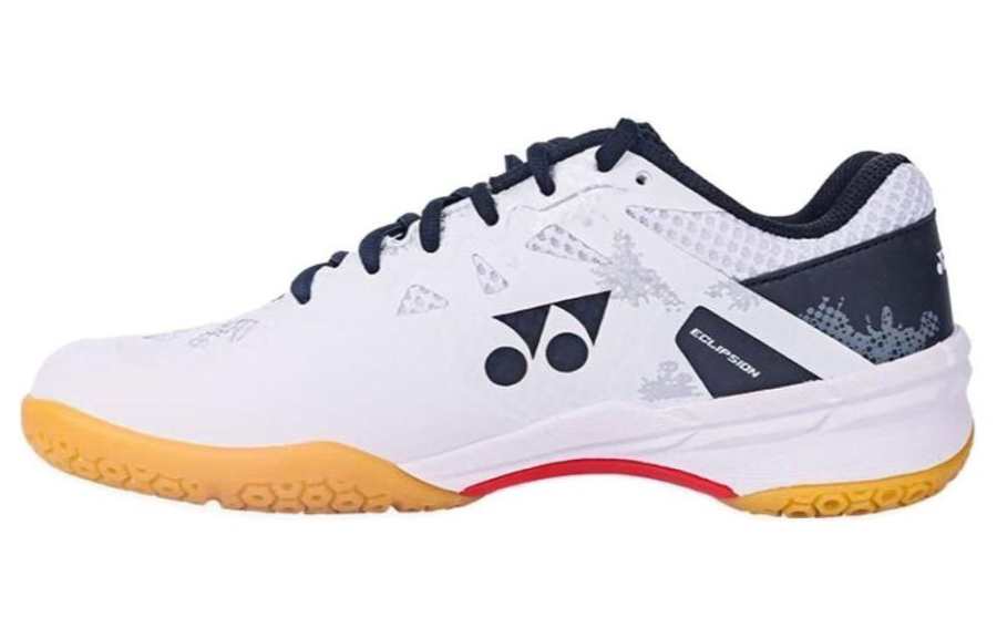 YONEX Abrasion Resistant Breathable Low top Badminton Shoes Unisex White Black