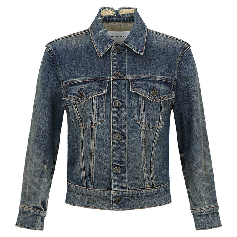 URBAN REVIVO Denim Jacket Women's Blue