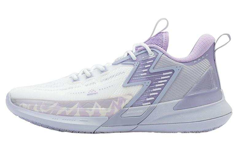 361° Big3 4.0 SWITCH Snow Mountains Comfortable Slip Resistant Abrasion Resistant Low top Basketball Shoes Men's Purple