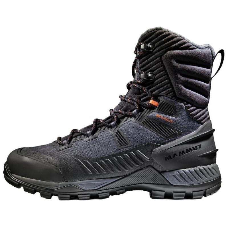 MAMMUT Blackfin 3 Slip Resistant Abrasion Resistant High top Hiking Shoes Men's Black