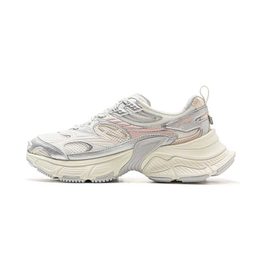 Li-Ning Li Ning Xingji Low top Chunky Sneakers Women's White Silver