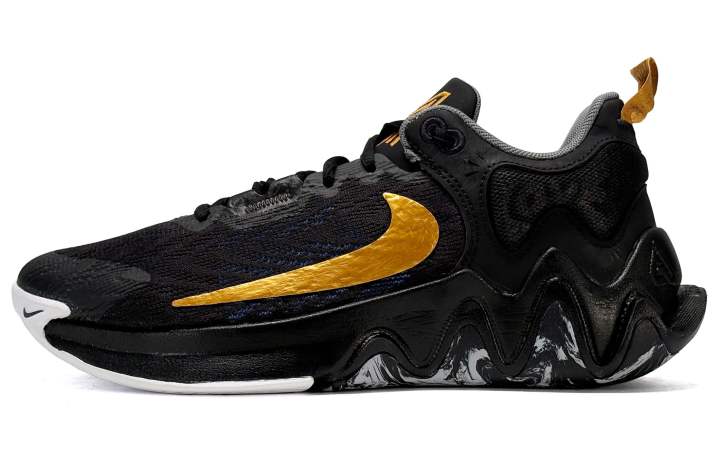 Nike Nike Giannis Immortality 2 CUS ID CNY Low top Basketball Shoes Unisex Black Gold