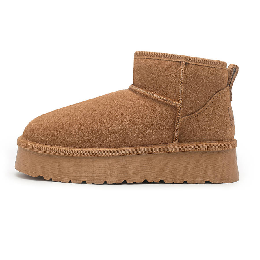 DEERWAY DEERWAY Short Snow Boots Women's Camel