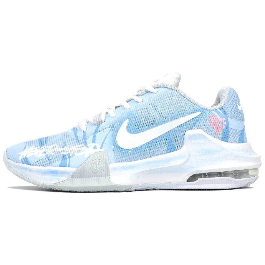 Nike Nike Air Max Impact 4 Slip Resistant Abrasion Resistant Mid top Basketball Shoes Men's Blue