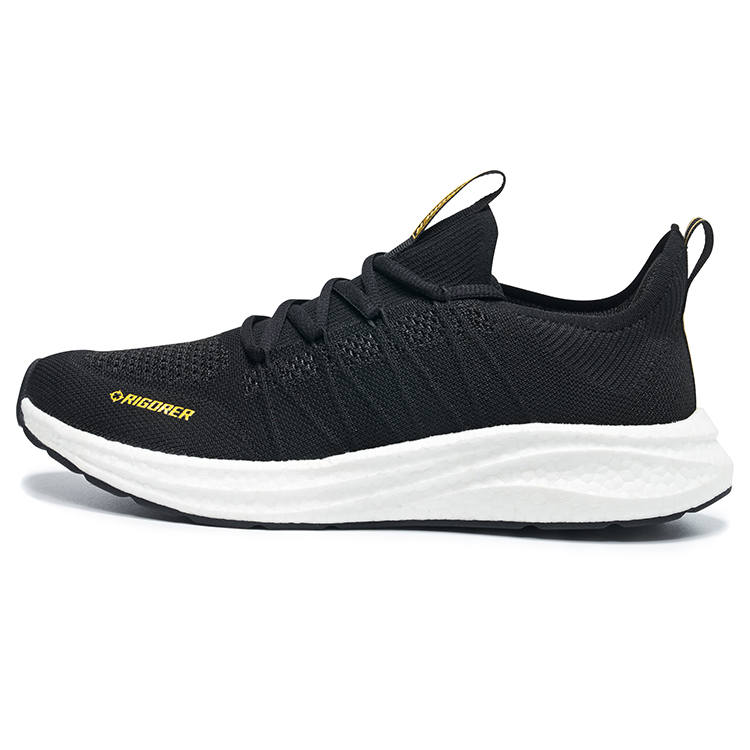 RIGORER Breathable And Lightweight Low top Training Shoes Unisex Night Black