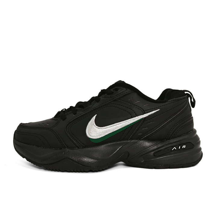 Nike Nike Air Monarch 4 Jadeite Agate Abrasion Resistant Abrasion Resistant Low top Chunky Sneakers Unisex Black Green