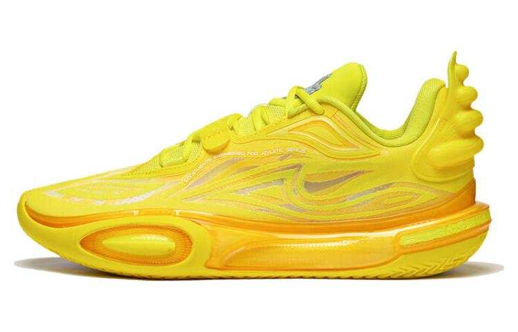 Li-Ning Li Ning All City 11 V2 Wade Cushioning Slip Resistant Low top Basketball Shoes Men's Lemon