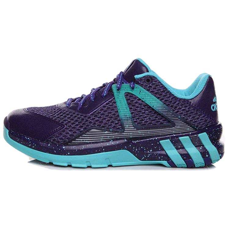 Adidas Adidas Slip Resistant Abrasion Resistant Slip Resistant Abrasion Resistant Low top Basketball Shoes Men's Blue Purple