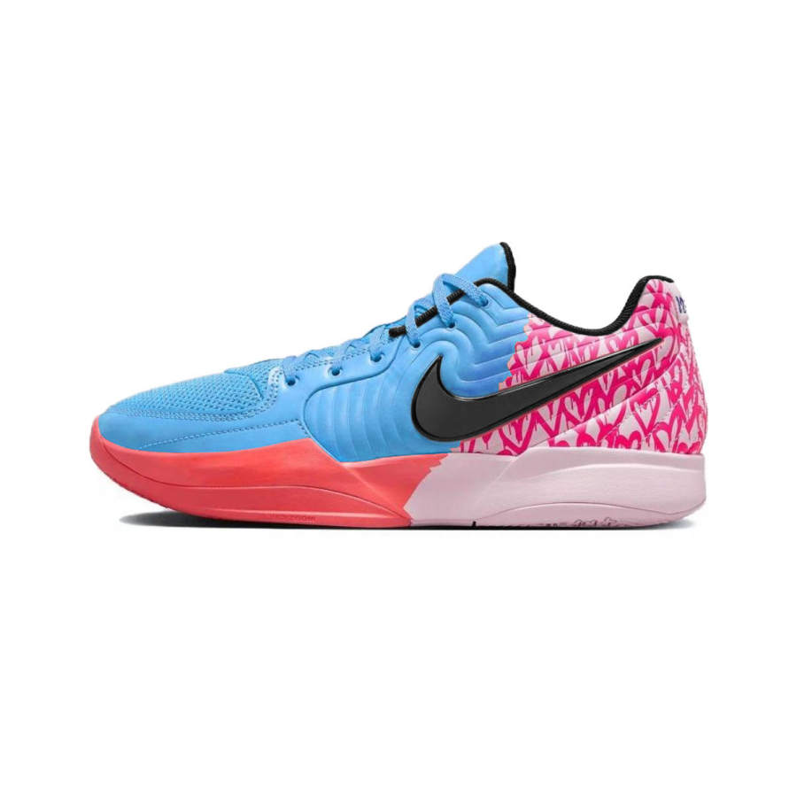 Nike Nike Ja 2 Slip Resistant Abrasion Resistant Slip Resistant Abrasion Resistant Low top Basketball Shoes Unisex Blue Pink
