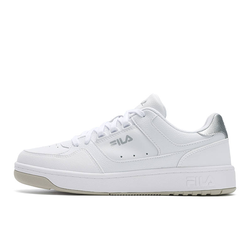 FILA TARGA 1+ Round Shield Shoes Breathable And Lightweight Low top Tennis Shoes Women's FILA White
