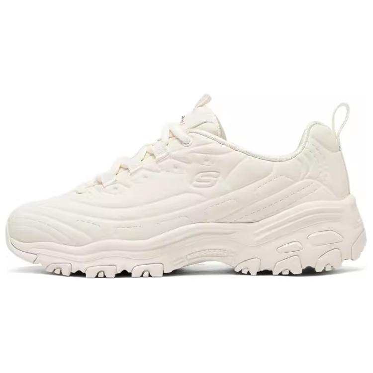 Skechers D'Lites 1.0 Breathable Support Balance Low top Chunky Sneakers Women's Ivory