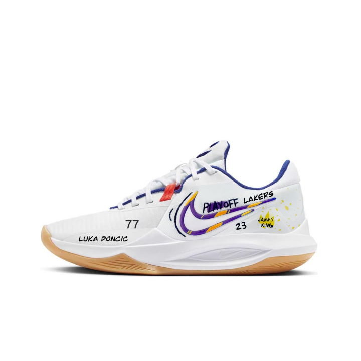 Nike Nike Precision 6 Mesh Cushioning Low top Basketball Shoes Men's
