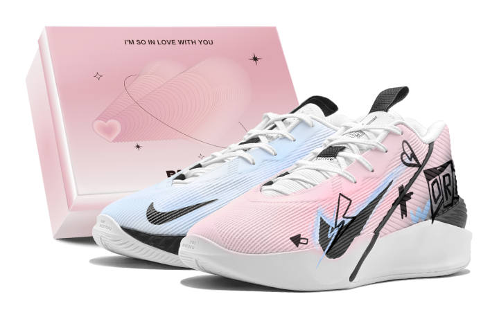 Nike Nike G.T. Jump Academy Trendy And Cool Video Games, Hand Drawn, Graffiti, Mismatched Colors Abrasion Resistant