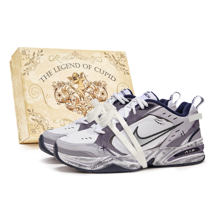 Nike Nike Air Monarch 4 P.M.S Box, Shion Slip Resistant Abrasion Resistant Slip Resistant Abrasion Resistant Low top