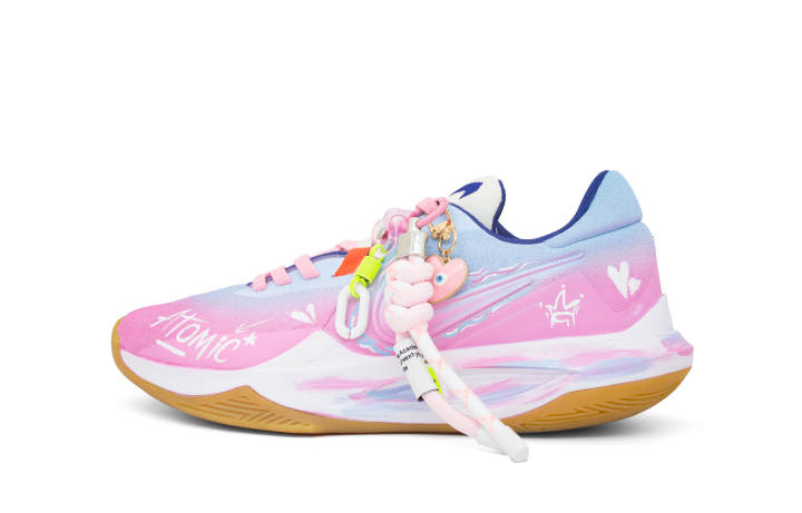 Nike Nike Precision 6 ATOMIC Peach Wave Abrasion Resistant Abrasion Resistant Low top Basketball Shoes Men's