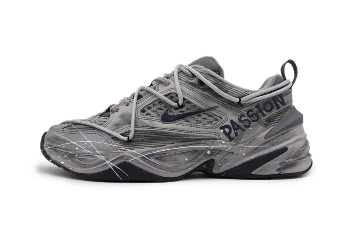 Nike Nike M2K Tekno Wear resistant And Lightweight Low top Chunky Sneakers Unisex Gray