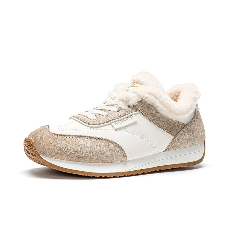 Warrior Thermal Abrasion Resistant Height Increasing Low top Insulated Shoes Women's Beige Khaki