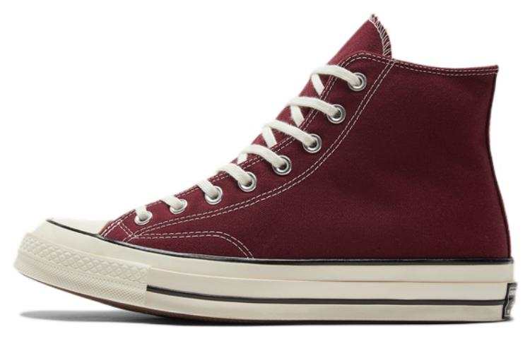 Converse 1970s Canvas Shoes Unisex High Top Dark Purple Red