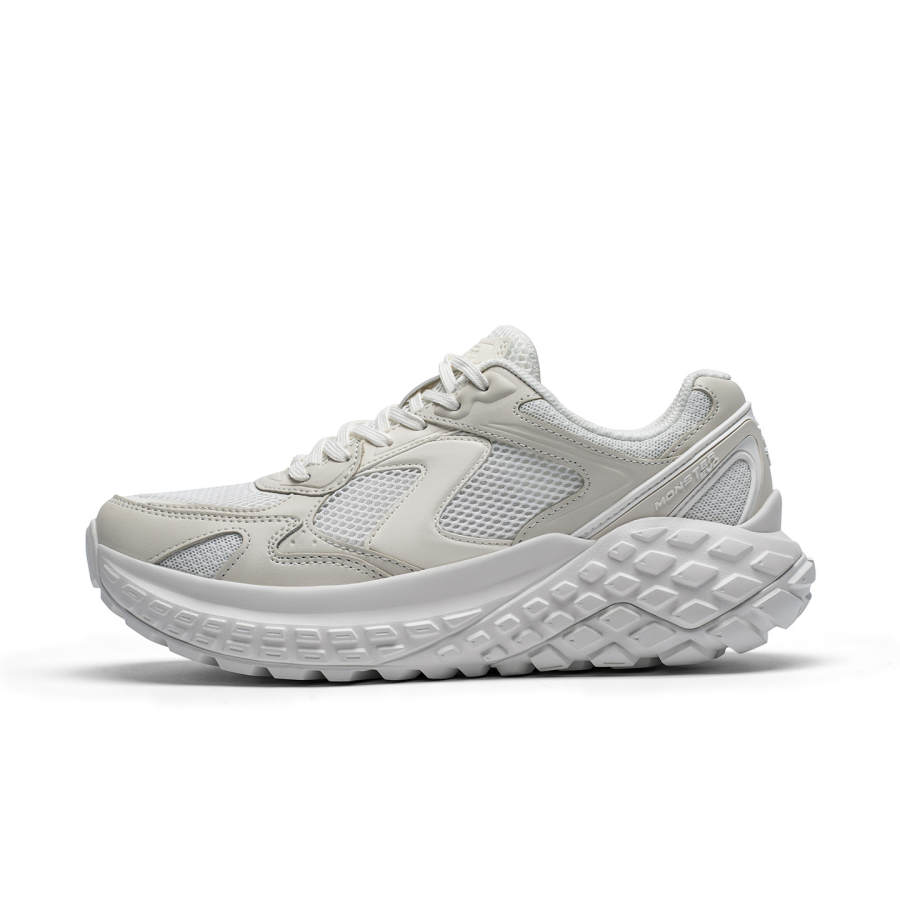 Skechers SPORT WOMENS Mesh, Artificial Leather Slip Resistant Low top Chunky Sneakers Women's