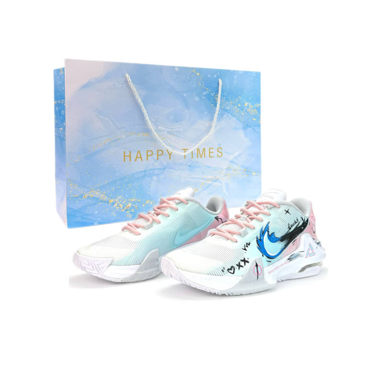 Nike Nike Air Max Impact 4 Pink Mist Adventure Cushioning Abrasion Resistant Breathable Mid top Basketball Shoes Unisex