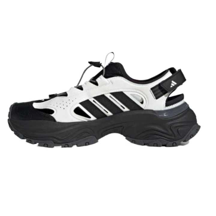 Adidas Adidas SNEAKER SANDAL Slip Resistant Breathable Height Increasing Rebound River Trekking Shoes Unisex White Dark Gray