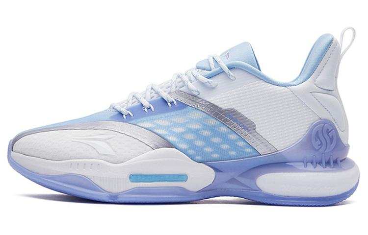 361° AG 2 Basketball Shoes Men's Low Top White/Blue/Purple