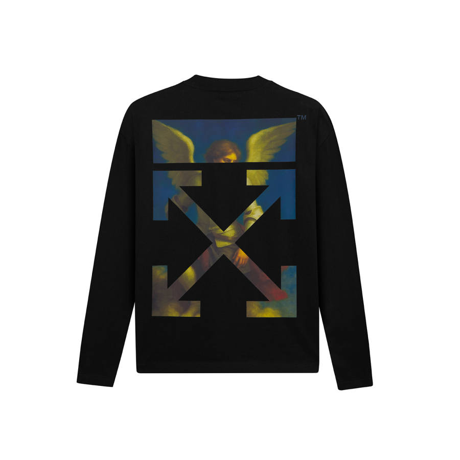 OFF-WHITE OFF WHITE Long Sleeved T Shirt Unisex Gift Box Set