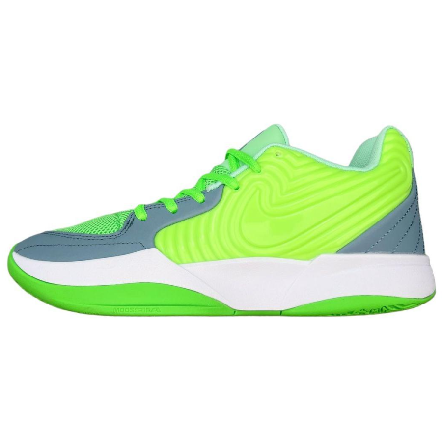 Nike Nike Slip Resistant Abrasion Resistant Low top Basketball Shoes Men's Yellow Green