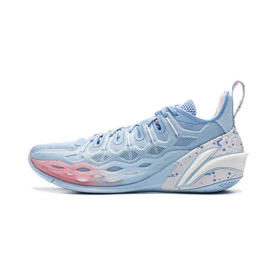 Li-Ning Li Ning Buckets Low top Basketball Shoes Men's Blue