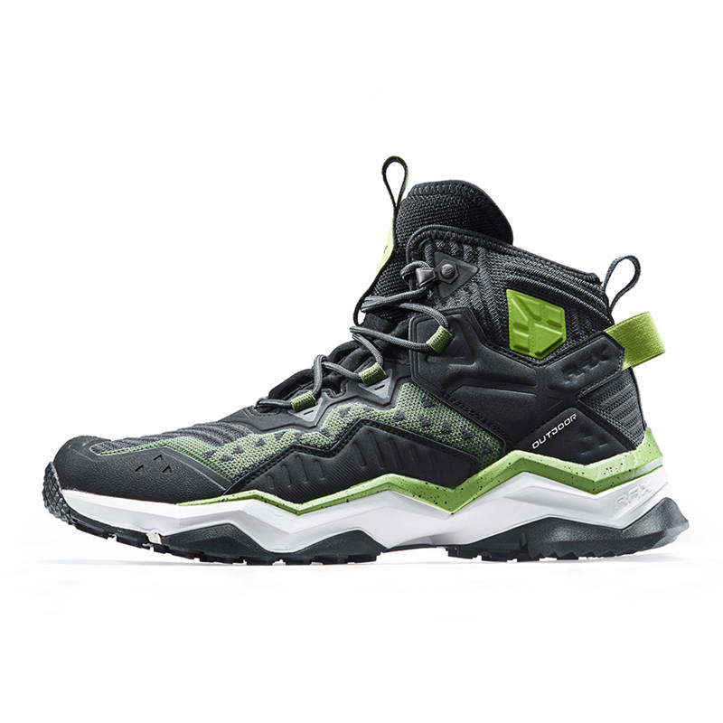 RAX Waterproof, Slip Resistant, Lightweight High top Outdoor Shoes Men's Carbon Black